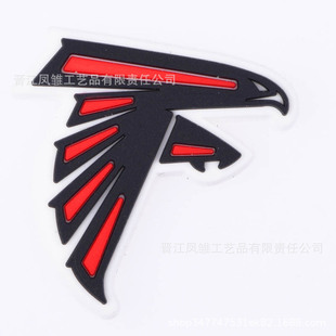 croc accessories NFL football team hole shoes shoes flower shoes buckle foreign trade zhibi star DIY accessories in stock
