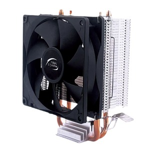 Заводская прямая продажа 2 медная труба cpu вентилятор двойной медная труба бесшумный рассеивание тепла 12cm1700amd корпус cpu радиатор