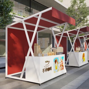 Market movable booth net red night market activity stall table shopping mall iron promotion shed outdoor stall display rack