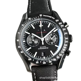 Foreign Trade Speedmaster Series Dark Side of the Moon Watch Moon Watch Date Week Month Display Multi-Function Chronograph Men's Watch