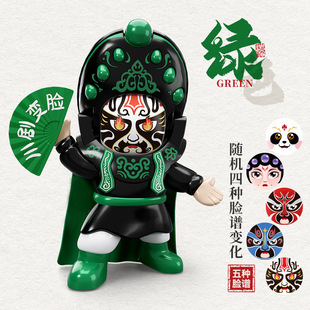 Milk Dragon Face-changing Doll Creative Model Decoration Entertainment Game Sichuan Opera Face-changing Doll Decompression Children's Boy Gift