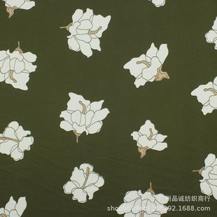 Ripped Card Plain Satin Print Vintage Flower Chiffon Print Spring and Summer Blouse dress Skirt Fabric