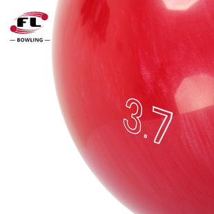 Fuli Sports Public Bowling Ball 3.7 Lbs Diameter 18cm Four Colors to Choose (Processing Balls Do Not Accept After-Sales Service)