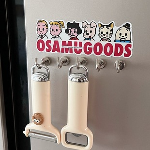 Kitchen Magnetic Hook Magnet Refrigerator Side Entrance Door Magnetic Hook Magnet No-Drill Household