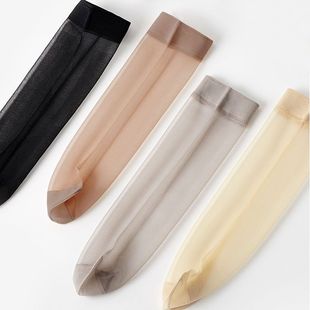 Hot buy stockings socks thin crystal stockings spring and summer transparent invisible glass stockings wool socks stall wholesale