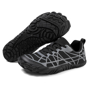 2025 Cross-border New plus size Wide Last Shoes Spring and Autumn Sports Casual Shoes Comfortable Breathable Running Shoes Soft Sole Lazy Shoes