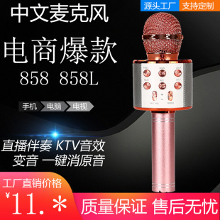 WS858 Китайская версия беспроводного Bluetooth-микрофона мобильный телефон KGebao микрофон