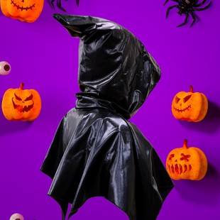 Cross Border Halloween Party Decoration New Cloak COS Wizard Vampire Cloak Ghost Medieval Fun Accessories