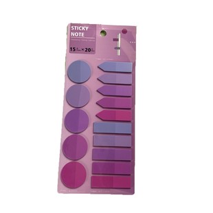 Morandi Post-it Stickers Shaped Index Stickers Post-it Stickers Indication Stickers PET Transparent Stickers