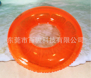 Fruit Swimming Ring Pvc Inflatable Kidsren's Water Toy Watermelon Lemon Swimming Ring Kiwi Kidsren's Armpit Ring