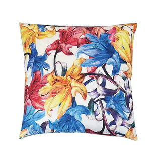 Light Luxury Double-sided Printed Peach Leather Fabric Pillow Case Home Decoration Living Room Bedroom Sofa Backrest Cushion