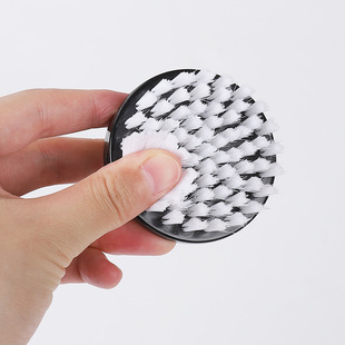 Round brush nail brush with handle round brush nail dust cleaning brush nail supplies nail tools nail brush