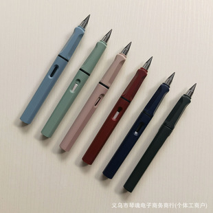Source Supply Large Plastic Rod Morandi Sharpening Pencil Student Positive Posture HB Sketch Painting Not Easy to Break Eternal