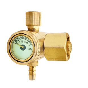 Energy-saving gas king all-copper decompression pressure gauge pressure gauge pressure gauge energy-saving argon gas gauge pressure reducing valve gas gauge argon arc welding fall