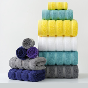 Long-staple cotton bath towel cotton is not easy to shed hair adult tube thick gift large towel cotton absorbent cross-border wholesale