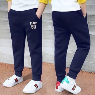 Children's clothing manufacturers a generation of 7-15 years old autumn and winter New Leg Pants slash Tide pants sports pants