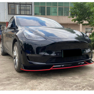 Подходит для Tesla modely модификации передней губы небольшая окружающая отделка защита переднего бампера против столкновений