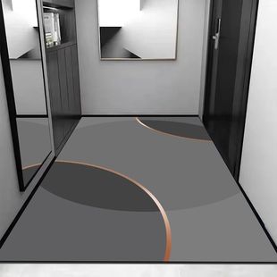 Light Luxury Entrance Door Mat Diatom Mud Household Entrance Door Mat Entrance Door Mat Entrance Hall Entrance Carpet Non-Slip Dirty Resistant