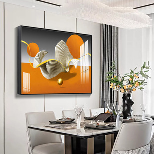 Electric meter box decorative painting non-perforated light luxury distribution box restaurant switch box hanging painting modern simple shielding box mural
