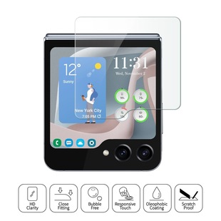 Применимо для Samsung Galaxy Z Flip5 внешний экран закаленная пленка большая дуга складной экран защитная пленка Z FLIP 6