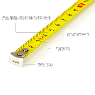 Deli 8203 steel tape measure 2 m 3 m 5m 7.5m10 m tape measure woodworking measuring ruler