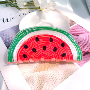 New Fairy Style Fruit Clip Women's Korean Style Summer Shark Clip Cute Fashion Back Head Hair Clip Hair Clip