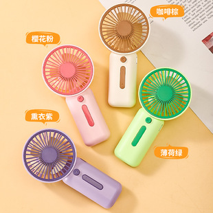 New handheld small fan 3 Huawei mouth charging summer good things handheld summer macaroon color fan