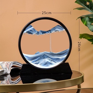 Printable LOGO quicksand painting base art hourglass ornaments living room office desktop decompression decorations gifts