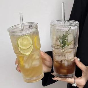Чашка женский высокий цвет воды стакан пипетка стеклянная чашка кофе большая емкость 2024 новая фея чашка домашнего чая с молоком