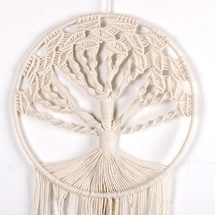 Factory Directly Supply Life Tree Dream Catcher Ins Nordic Handmade Woven Tapestry Bohemian Homestay Home Hanging Decoration