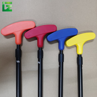 Manufacturers golf retractable putter adjustable children adult double-sided club golf practice supplies