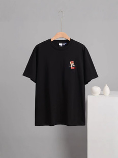 Feijia 2025 Xia Yi Yang with lovers colorful new fox jacket men's and women's short sleeve T-shirt