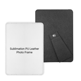 Factory Direct Hair new thermal transfer photo frame PU blank photo frame sublimation photo album digital photo frame decoration wholesale