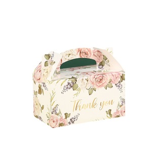 Creative candy cookie cake baking packaging gift box DIY Christmas portable gift box packaging box wholesale