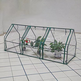 Greenhouse Flower Room Greenhouse Flower Succulent Vegetable Winter Greenhouse Skeleton Insulation Awning Insect-proof Balcony Home