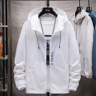 Sun Protection Clothing Men's Ice Silk UV Protection Skin Clothing Summer Thin Men's Fishing Riding Jacket New Sun Protection Clothing