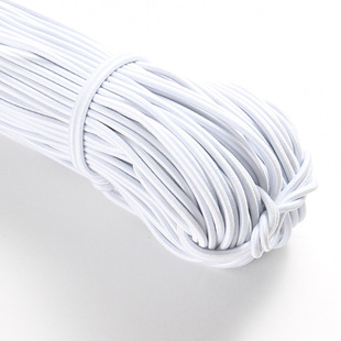 Wholesale multi-size black and white high-quality high-elastic garment accessories elastic rope industrial one piece free shipping in stock quick delivery