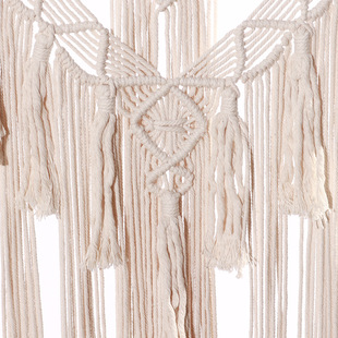 Cross-border Nordic Ins Style Hanging Cloth Homestay Wall Decoration Bohemian DIY Hand-woven Tapestries Cotton Rope Wall Hanging