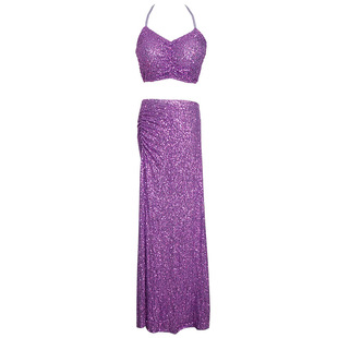 Huayu Belly Dance Costume 2025 New Sexy Sequins Oriental Dance Dress suit Practice Dress Performance Costume