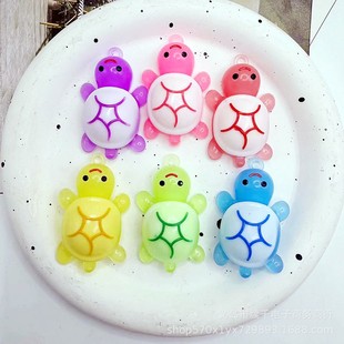 Creative turtle turtle cute jelly color diy cream glue jewelry decoration accessories small turtle blind bag accessories