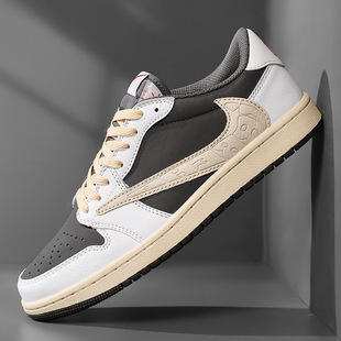 aj men's shoes dunk dark brown barb low summer breathable sports casual shoes air force one low top shoes aj1 women's shoes