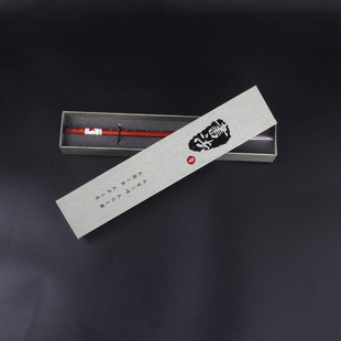Small case brush packaging box paper bronzing calligraphy single boutique small case pen box manufacturers wholesale