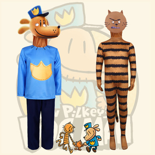 Cross Border Dog Man Dress Up Halloween Cosplay Dog Man cosplay Costume Party Stage Performance Costume