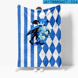 3D Game Beast Cookies Shadow Milk Cookie Plush Nap Blanket Flannel Warm Blanket