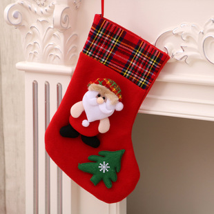 Christmas Christmas Stockings Christmas Gift Bag Christmas Small Stockings Pendant Christmas Tree Hanging Ornament Bag