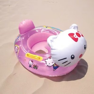 Cross-border hot-selling thick seat ring animal pattern factory direct sale children swimming ring water seat ring children swimming ring