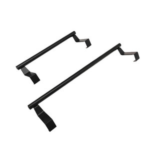 Cross-border in stock cabinet door back rag rack stainless steel retractable towel rack kitchen punch-free towel hanging rod
