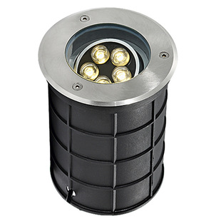 led outdoor waterproof embedded underground lamp garden garden lawn lamp high power adjustable buried spotlight