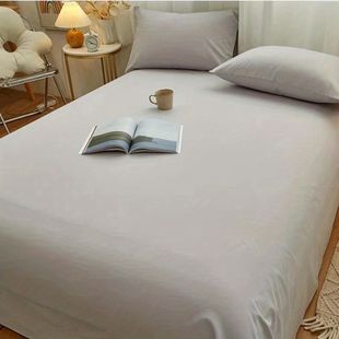 Solid Color Ins Style Bed Sheet Single Piece Simple Student Dormitory Single Bed Double Bed Dormitory Supplies Pilling-free Bed Sheet