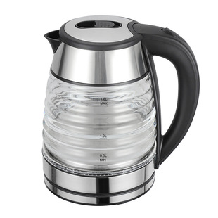 Glass electric kettle colorful lights high temperature resistant automatic power-off kettle high borosilicate glass household kettle